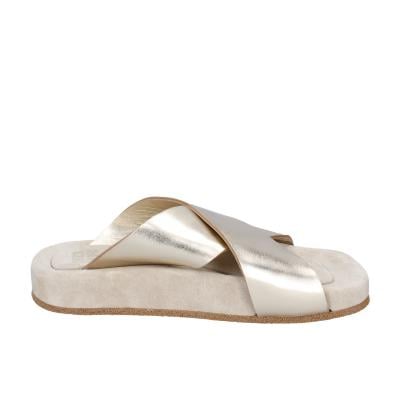 scarpe donna MOMA sandali oro pelle 1GS473 BC820 Fino Al -60%