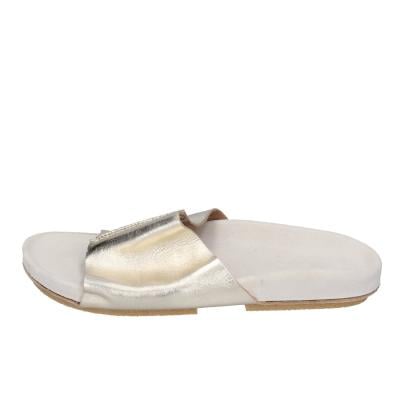 scarpe donna MOMA sandali oro pelle platino 1GS455-RA BC69 Shopping online