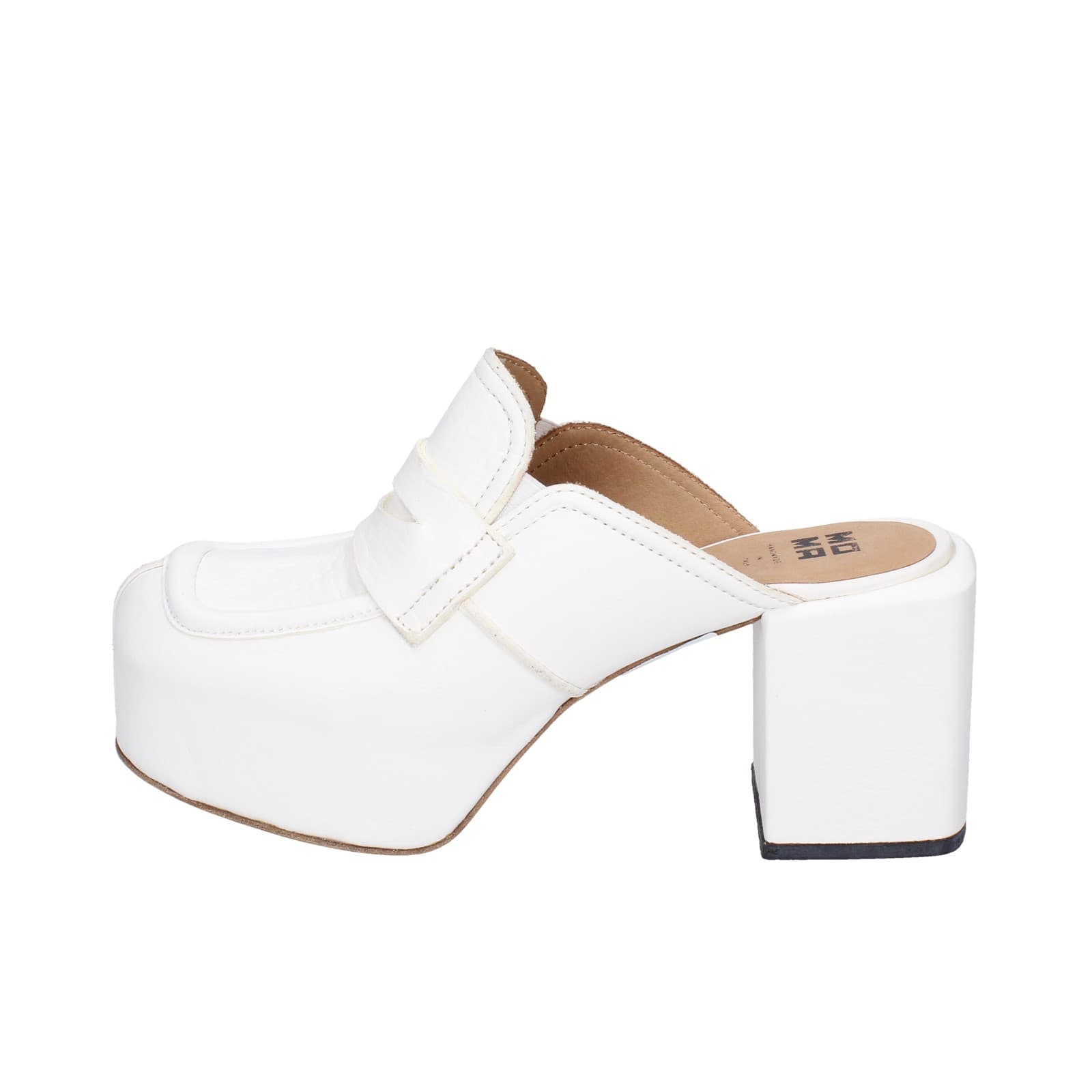 scarpe donna MOMA sandali bianco pelle 1GS448-NAC EZ893 Sconto