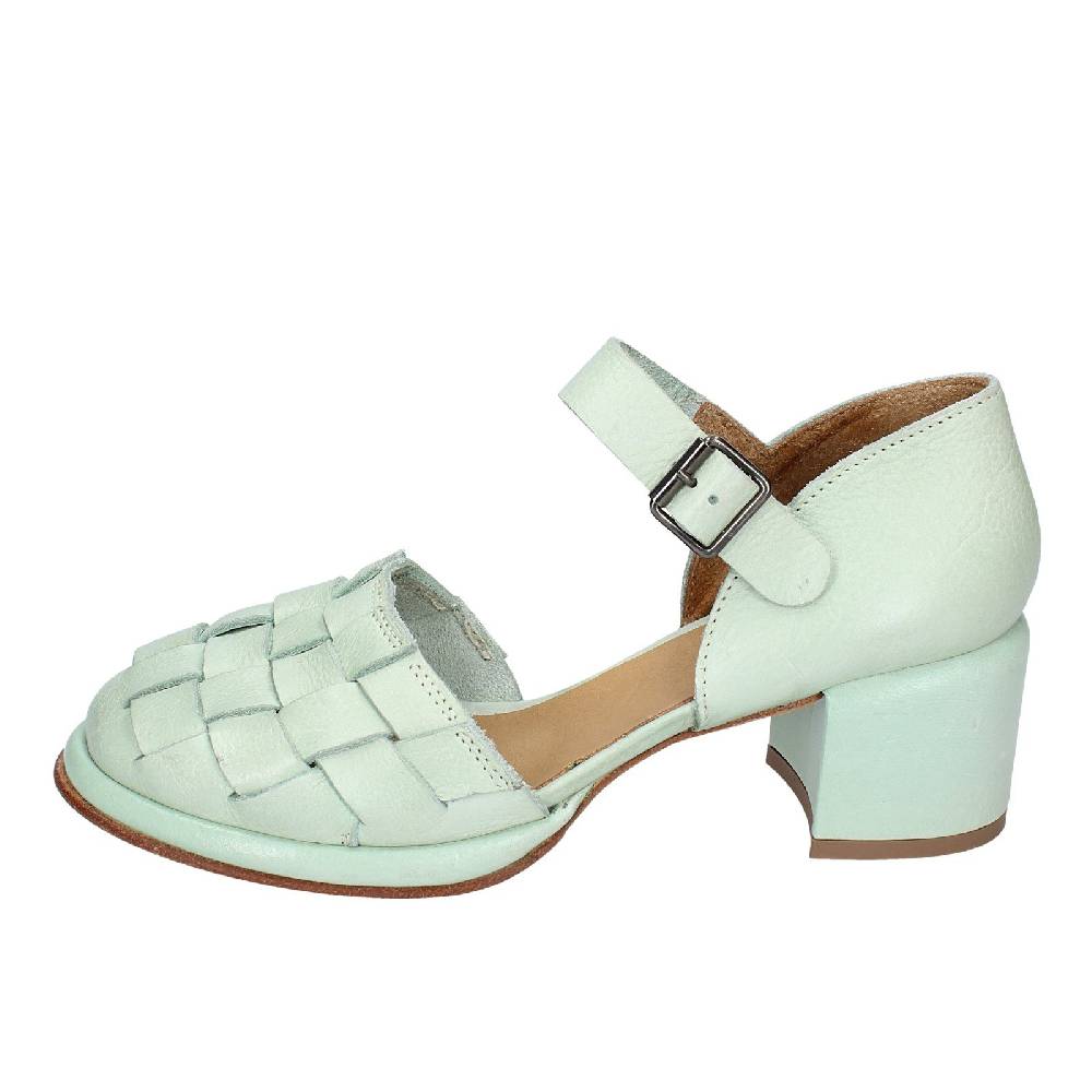 scarpe donna MOMA sandali verde pelle 44402G VINTAGE EX462 Outlet