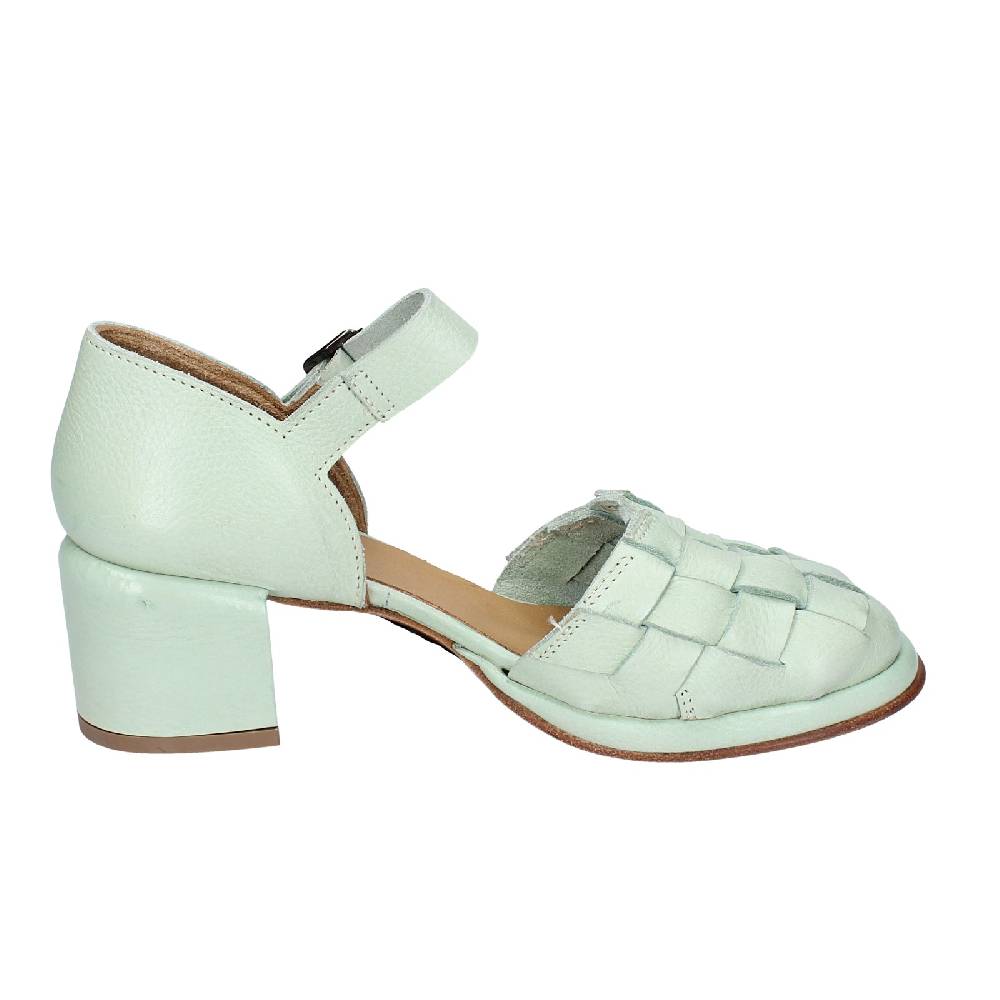 scarpe donna MOMA sandali verde pelle 44402G VINTAGE EX462 Outlet