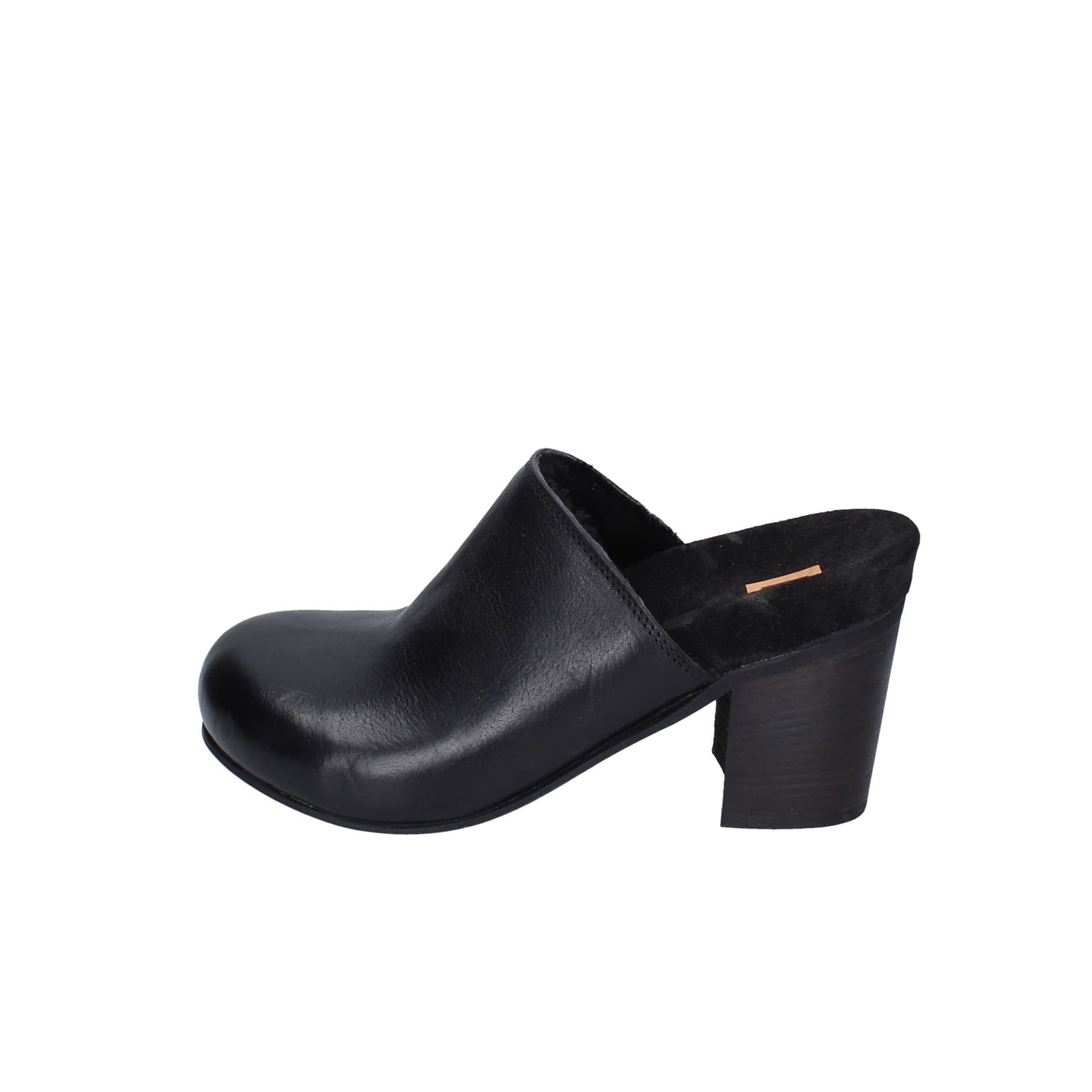 scarpe donna MOMA sandali nero pelle 86301G-CUM EY490 In Vendita