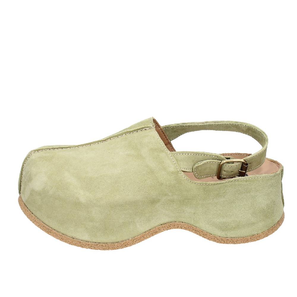 scarpe donna MOMA sandali verde camoscio 1GS468 EX373 Offerte