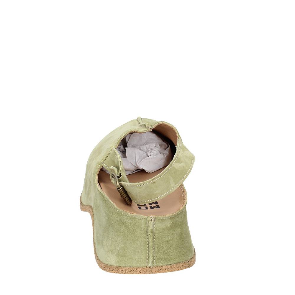 scarpe donna MOMA sandali verde camoscio 1GS468 EX373 Offerte