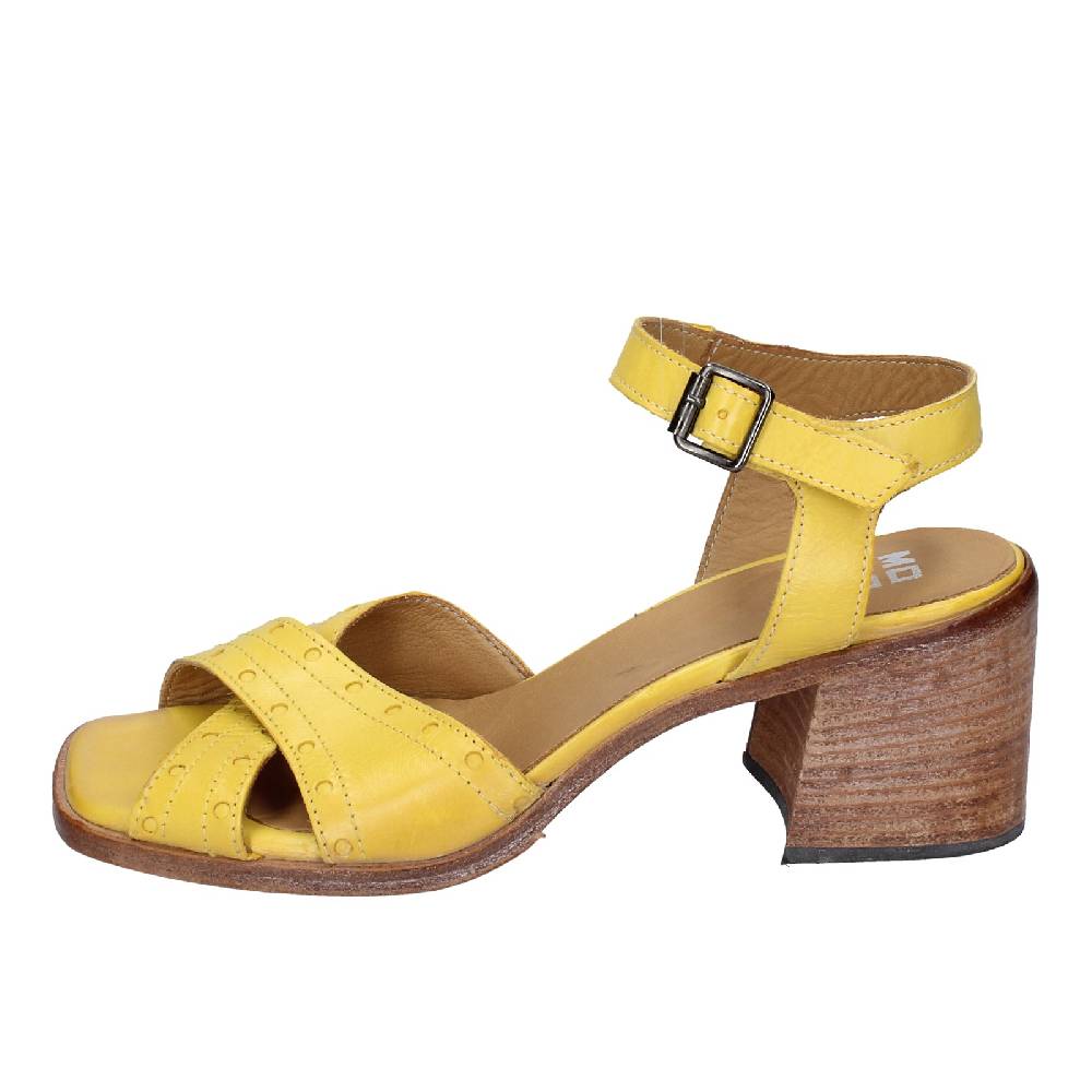 scarpe donna MOMA sandali giallo pelle 46406G VINTAGE EX407 Vendita Calda