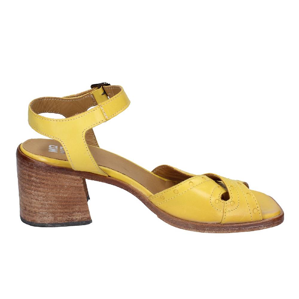 scarpe donna MOMA sandali giallo pelle 46406G VINTAGE EX407 Vendita Calda