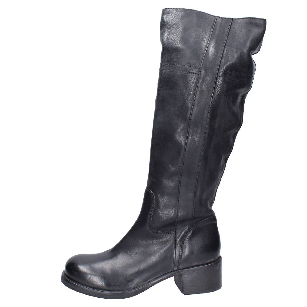 scarpe donna MOMA stivali nero pelle 72306D VINTAGE EX511 Vendite Flash