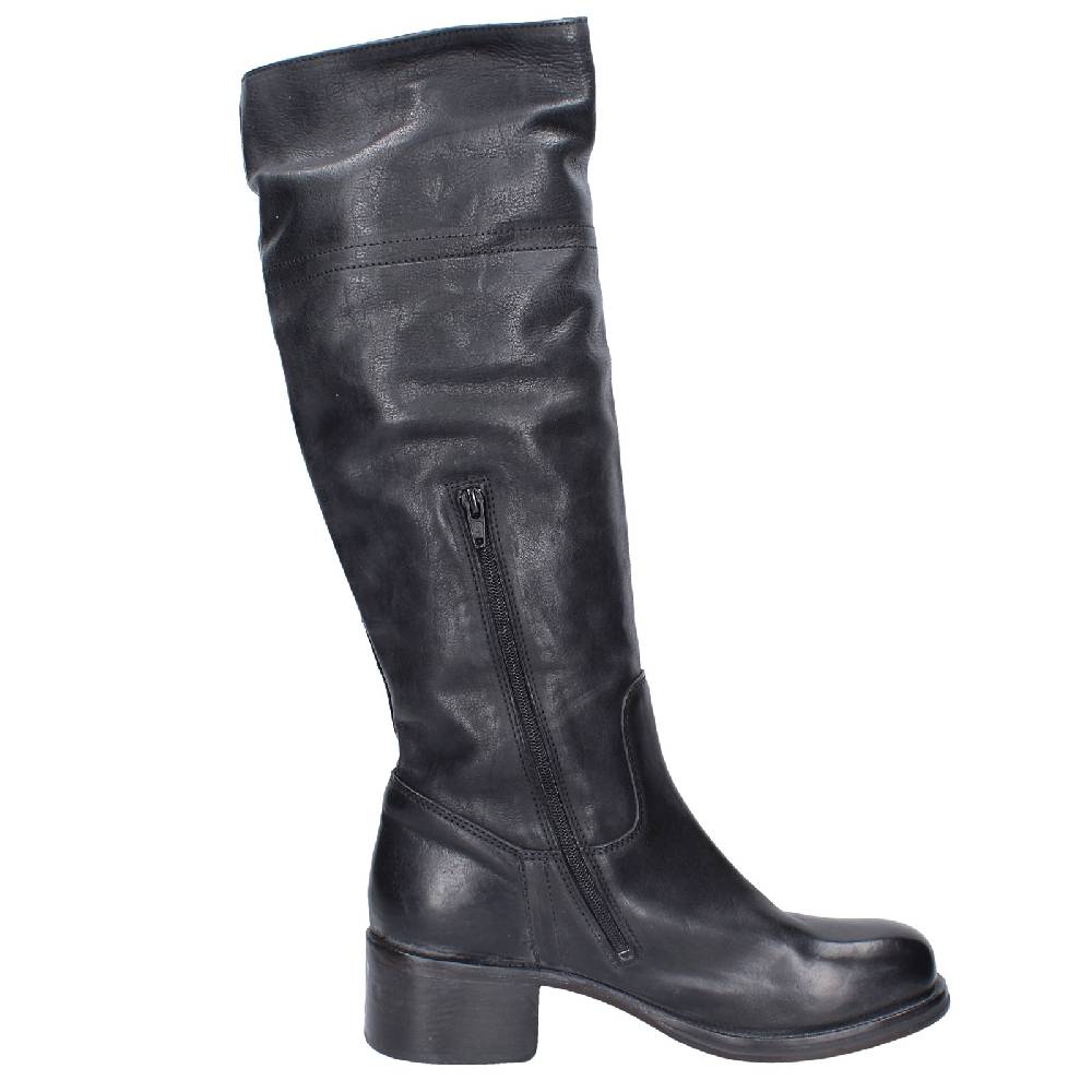 scarpe donna MOMA stivali nero pelle 72306D VINTAGE EX511 Vendite Flash