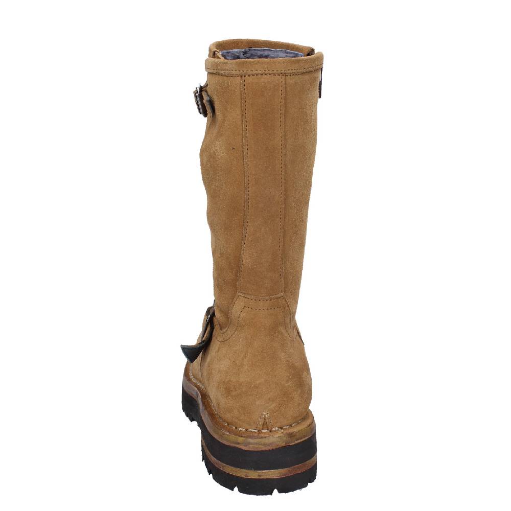 scarpe donna MOMA stivali marrone camoscio 81303C VINTAGE EX518 Moda