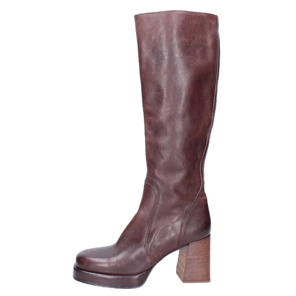 scarpe donna MOMA stivali marrone pelle 83303D VINTAGE EX522 2025