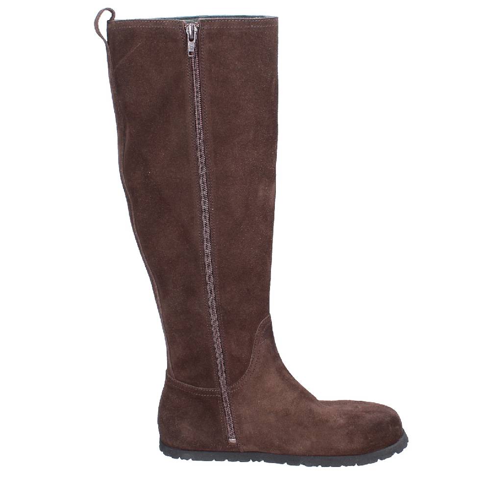 scarpe donna MOMA stivali marrone camoscio VINTAGE EX519 Qualità