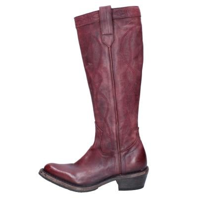 scarpe donna MOMA stivali bordeaux pelle 1DW308 VINTAGE BD927 Vendita