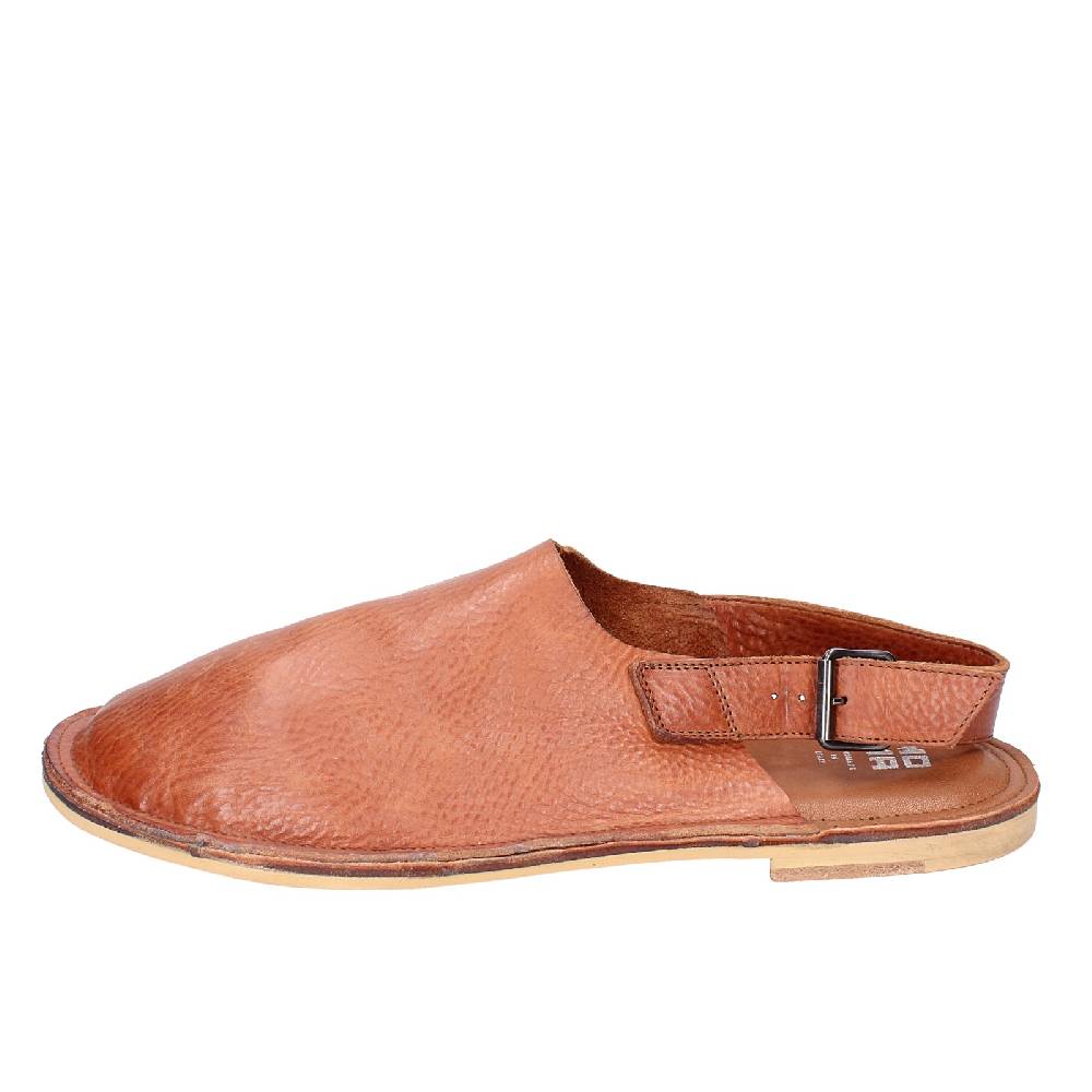scarpe uomo MOMA sandali marrone pelle 20401G VINTAGE EX389 Affare Del Giorno