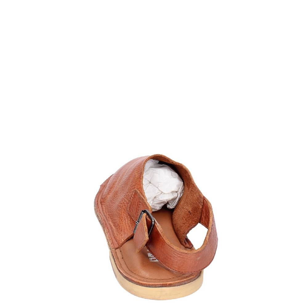 scarpe uomo MOMA sandali marrone pelle 20401G VINTAGE EX389 Affare Del Giorno
