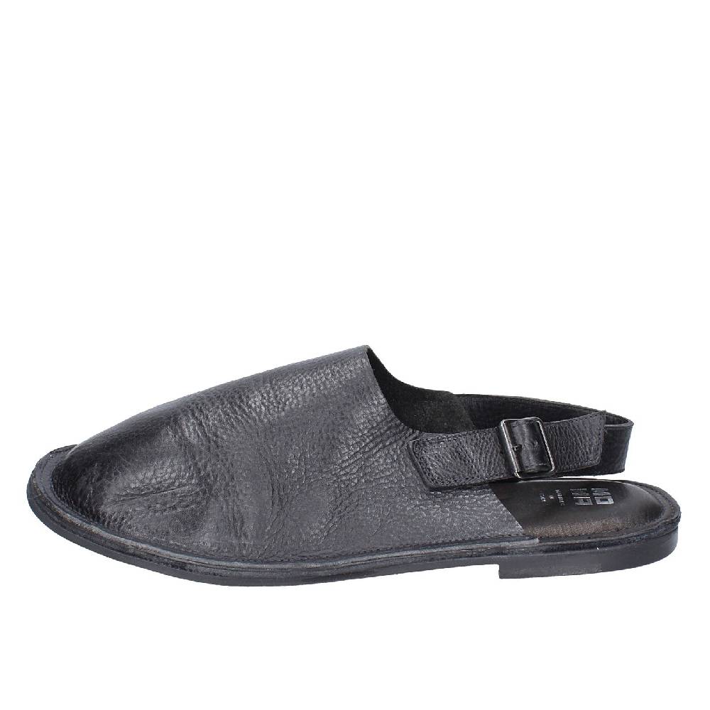 scarpe uomo MOMA sandali nero pelle 20401G VINTAGE EX392 Prezzo Ridotto
