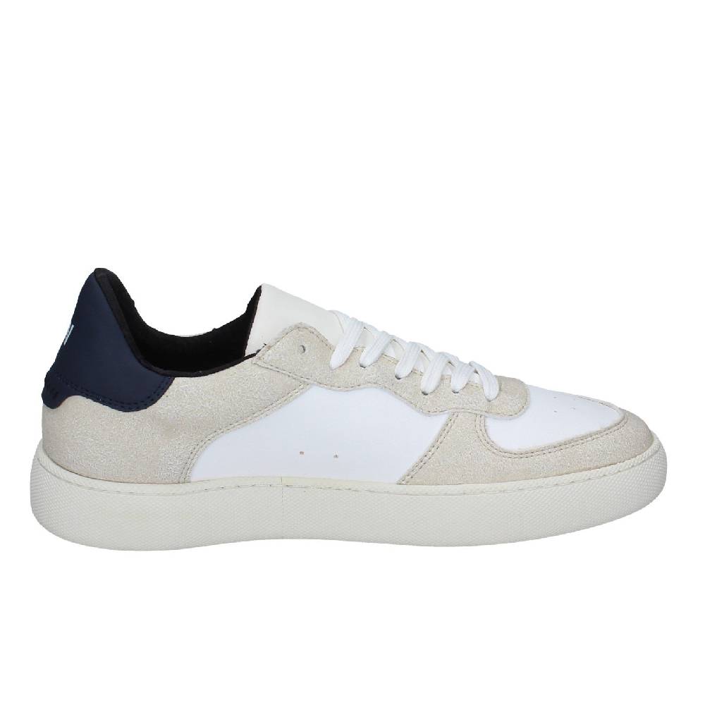 scarpe uomo NIRA RUBENS sandali bianco pelle beige camoscio EX195 Sottocosto