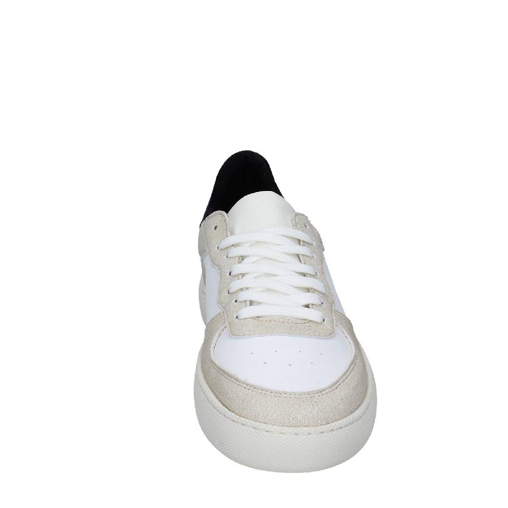 scarpe uomo NIRA RUBENS sandali bianco pelle beige camoscio EX195 Sottocosto