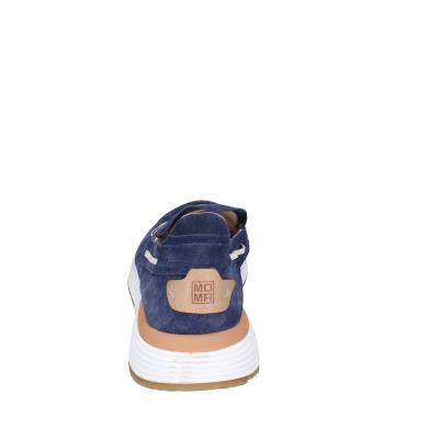 scarpe uomo MOMA mocassini blu camoscio 4FS413-CRPG BC818 In Vendita