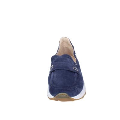 scarpe uomo MOMA mocassini blu camoscio 4FS413-CRPG BC818 In Vendita