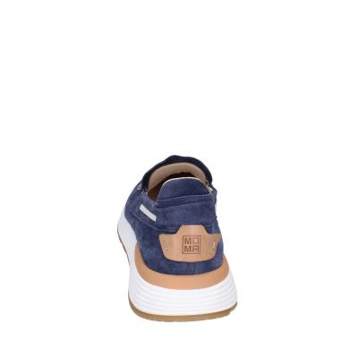 scarpe uomo MOMA mocassini blu camoscio 4FS413-CRPG BC773 Saldi