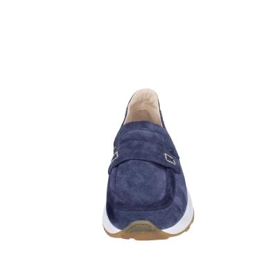 scarpe uomo MOMA mocassini blu camoscio 4FS413-CRPG BC773 Saldi