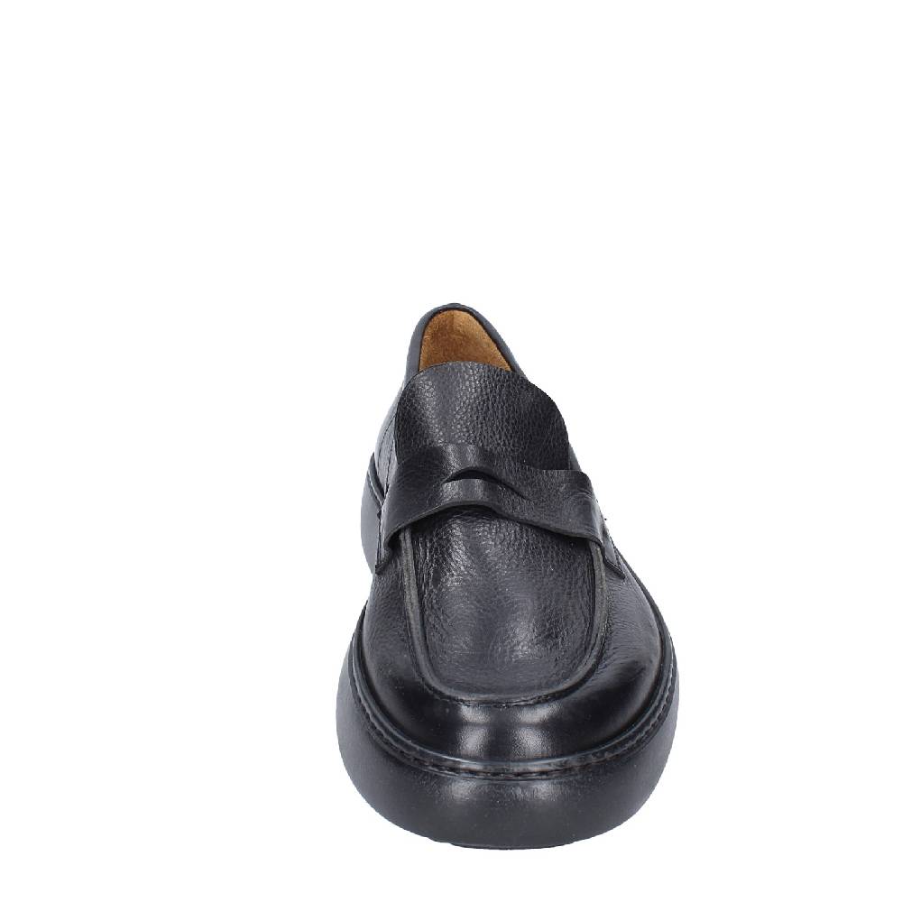 scarpe uomo MOMA mocassini nero pelle 11402E VINTAGE EX385 Offerte