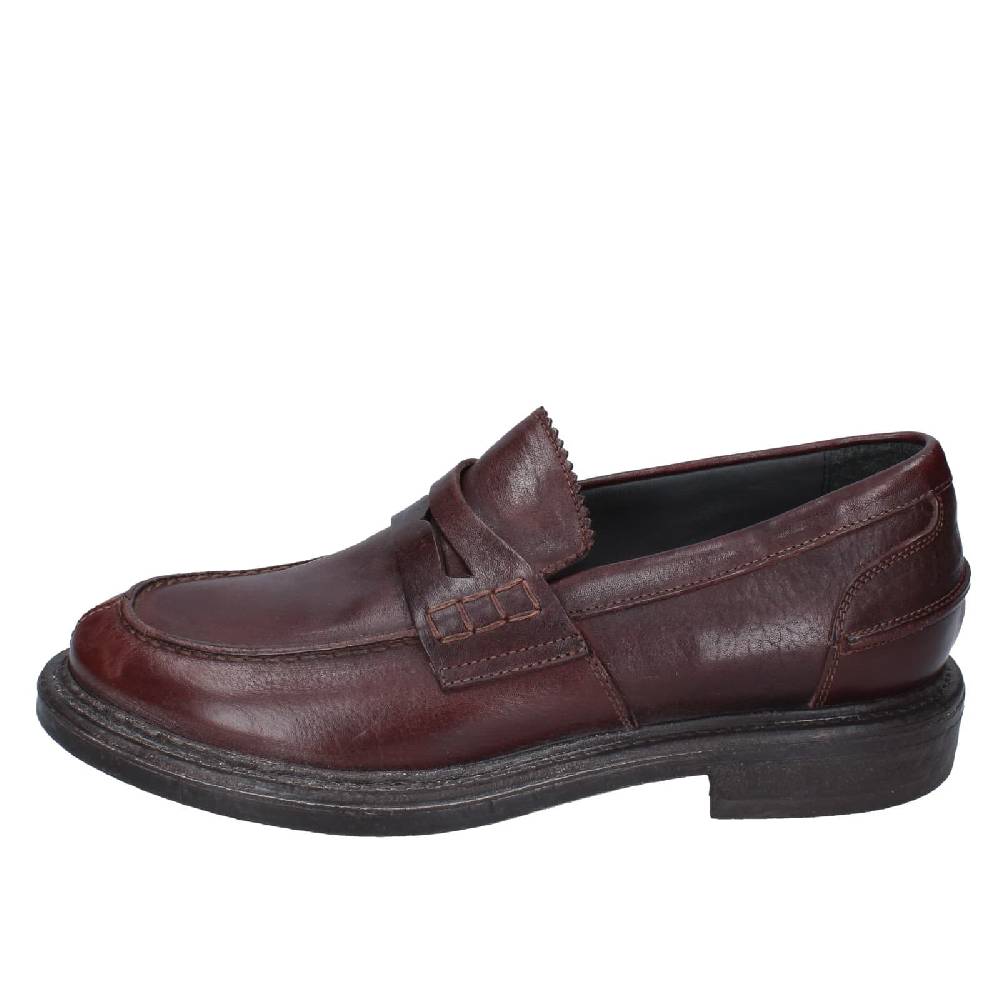 scarpe uomo MOMA mocassini marrone pelle 65305E EY516 Hotsell