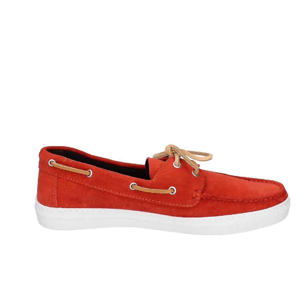 scarpe uomo RALPH LAUREN mocassini rosso camoscio celeste EY147 I Più Venduti