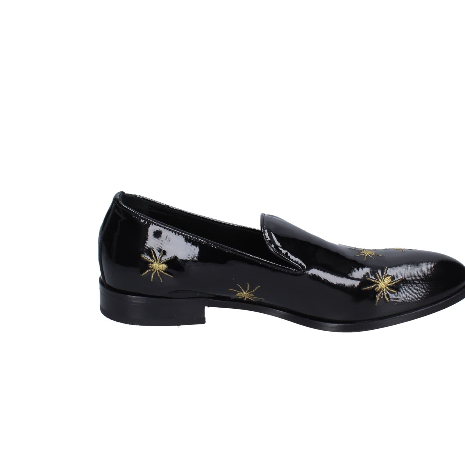 scarpe uomo EVEET mocassini nero vernice EZ169 2025