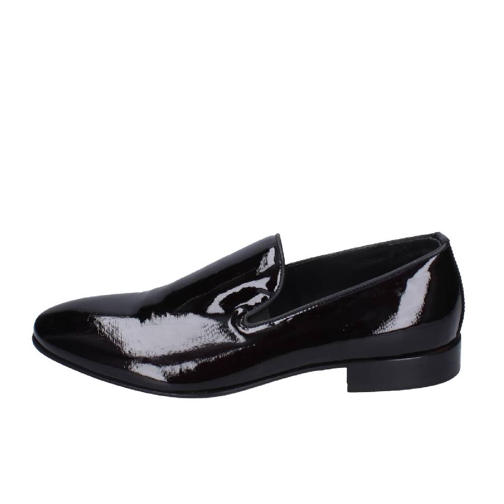 scarpe uomo EVEET mocassini nero vernice EZ238 2025
