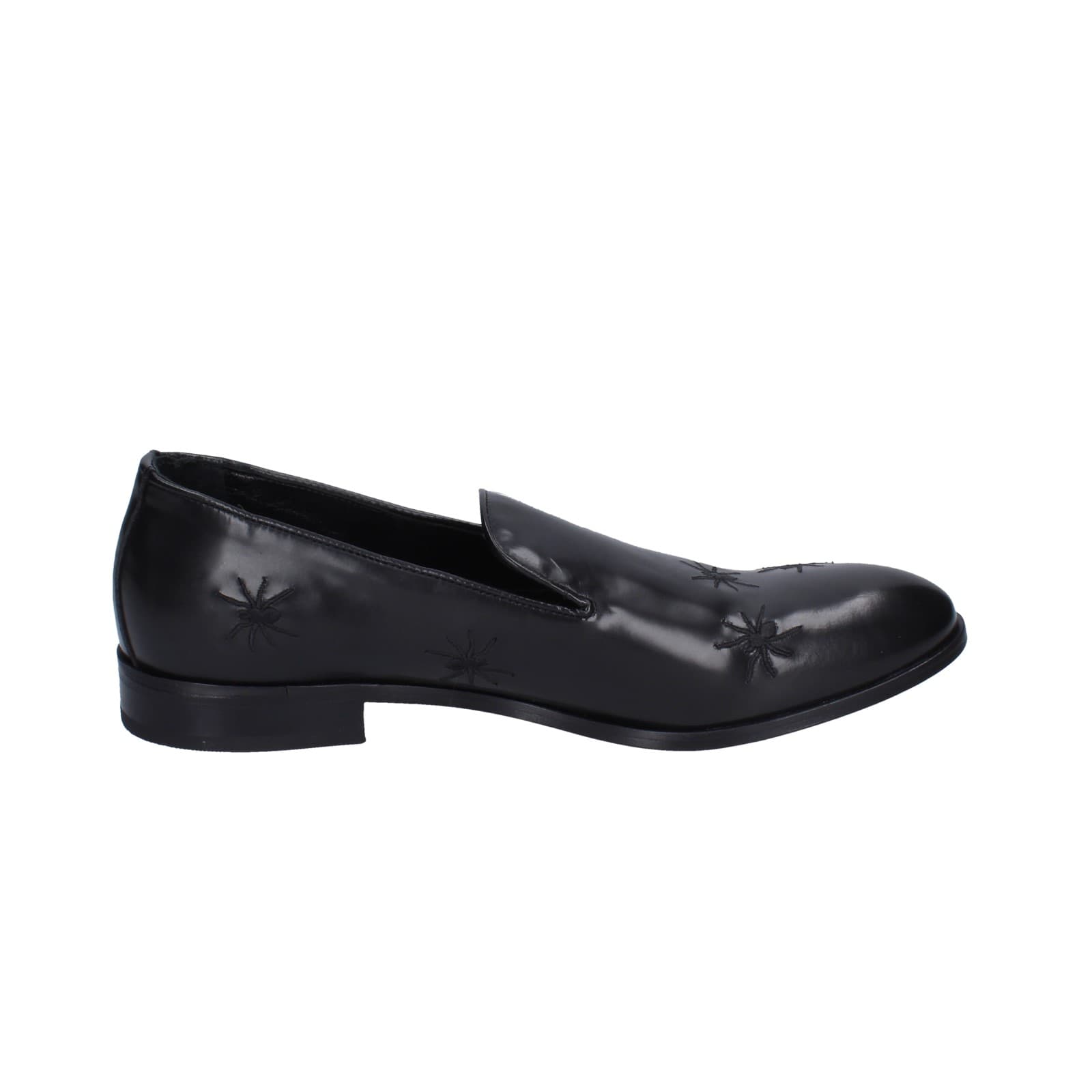 scarpe uomo EVEET mocassini nero pelle EZ231 Pezzi Unici