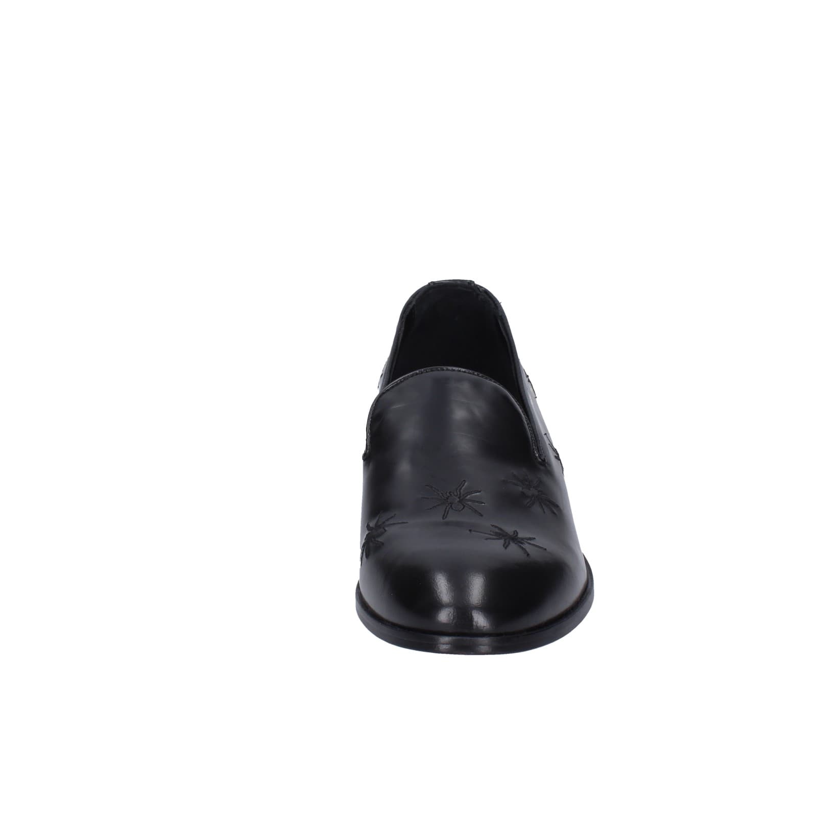 scarpe uomo EVEET mocassini nero pelle EZ231 Pezzi Unici