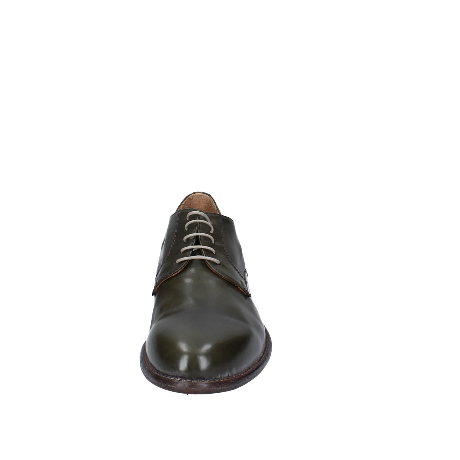 scarpe uomo MOMA classiche verde pelle 2AS433-MU EY448 Qualità Garantita