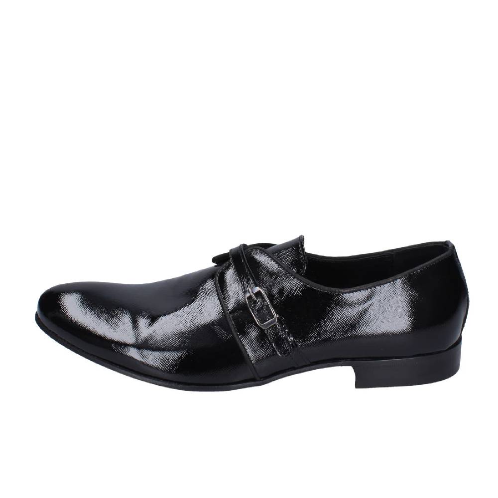 scarpe uomo EVEET classiche nero vernice 14023 EZ121 Consegna Veloce