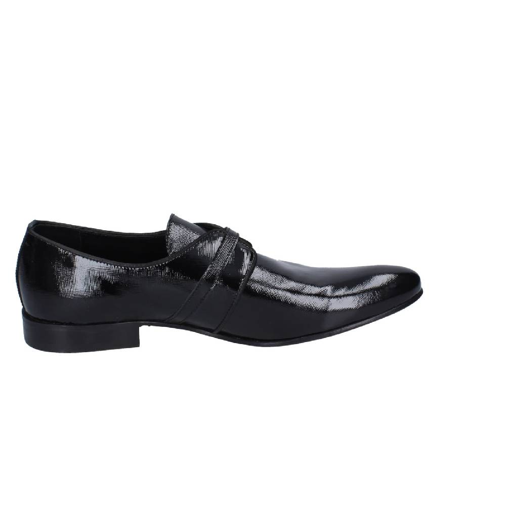 scarpe uomo EVEET classiche nero vernice 14023 EZ121 Consegna Veloce