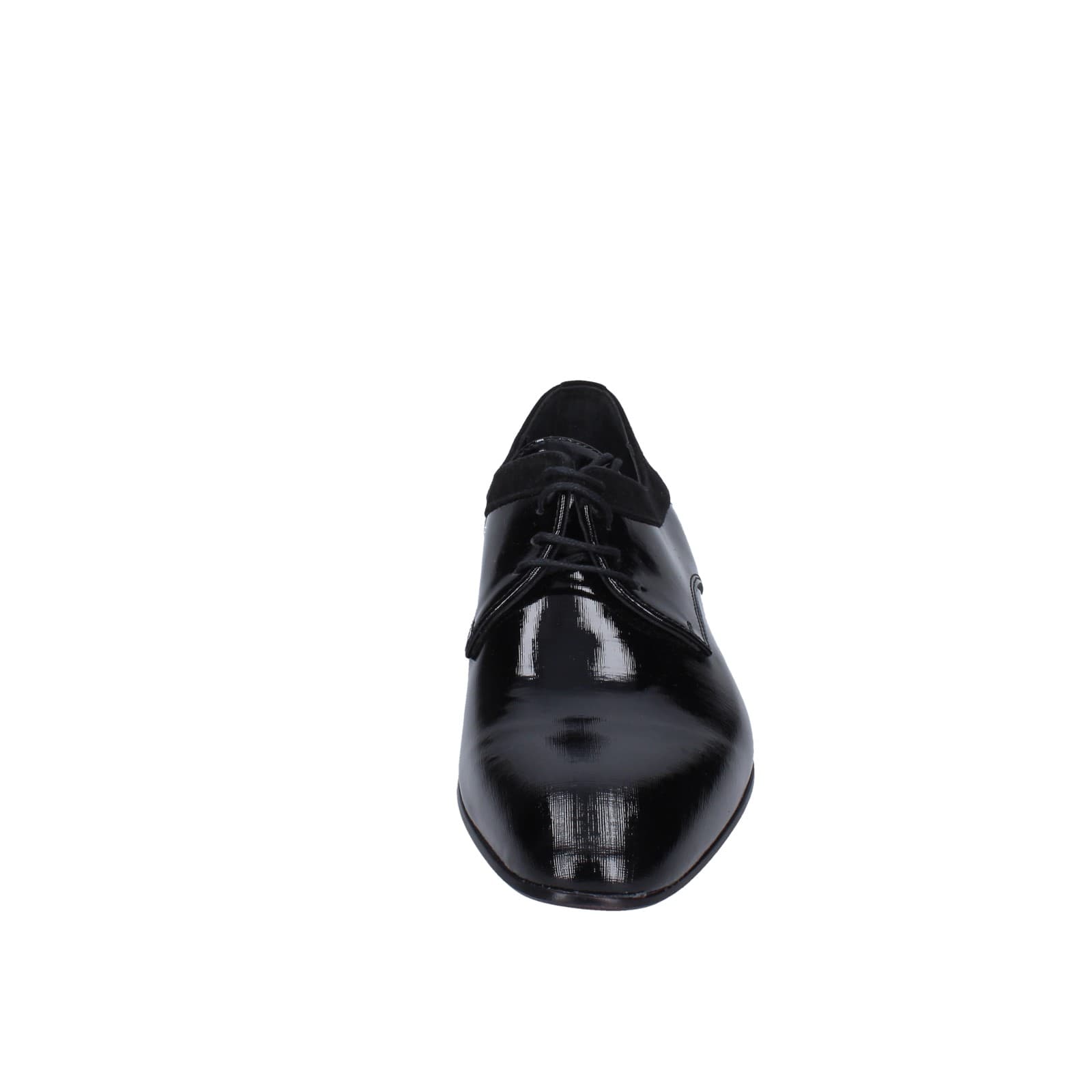 scarpe uomo EVEET classiche nero vernice velluto 15010 EZ120 Promozione Limitata