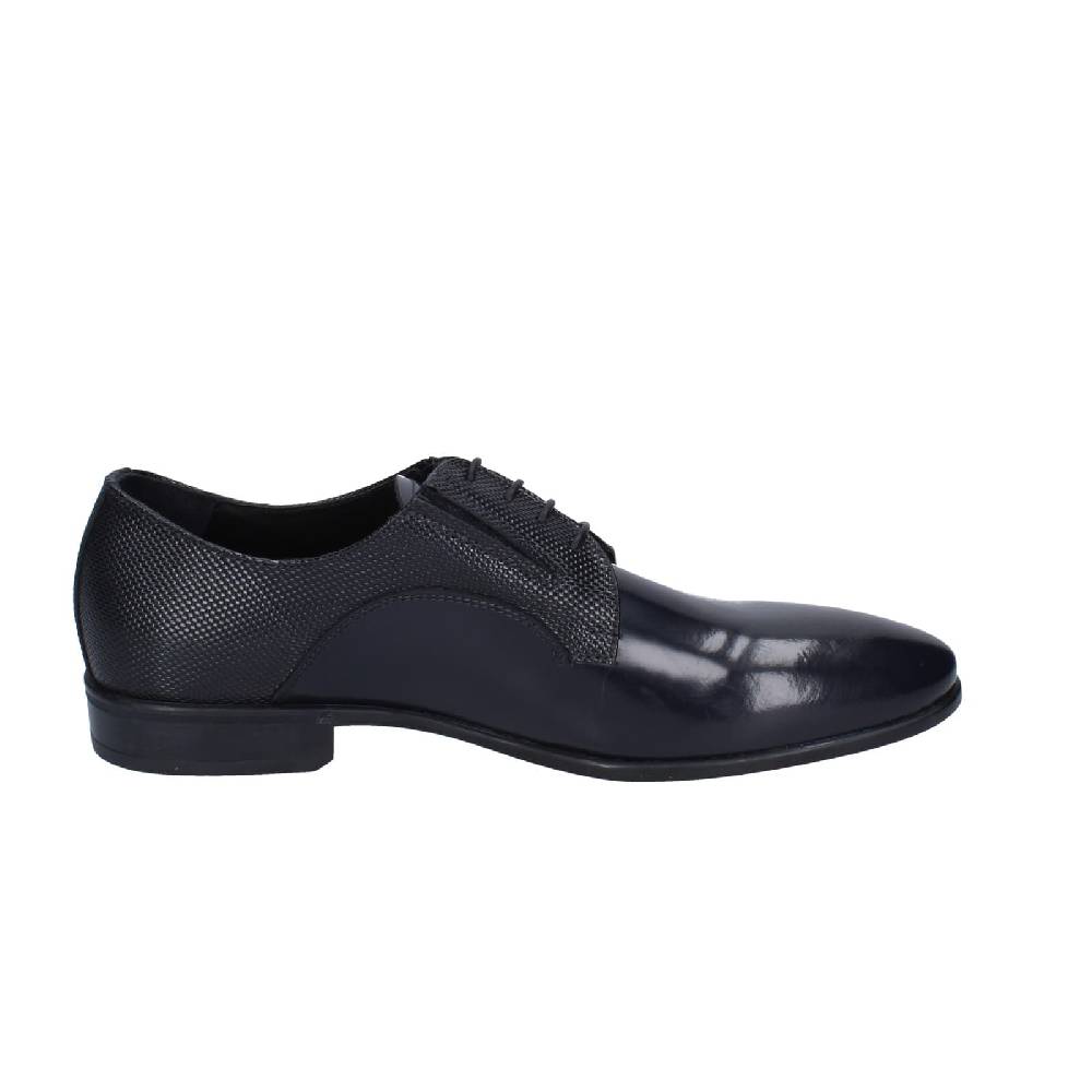 scarpe uomo EVEET classiche blu pelle lucida EZ97 Shopping Online