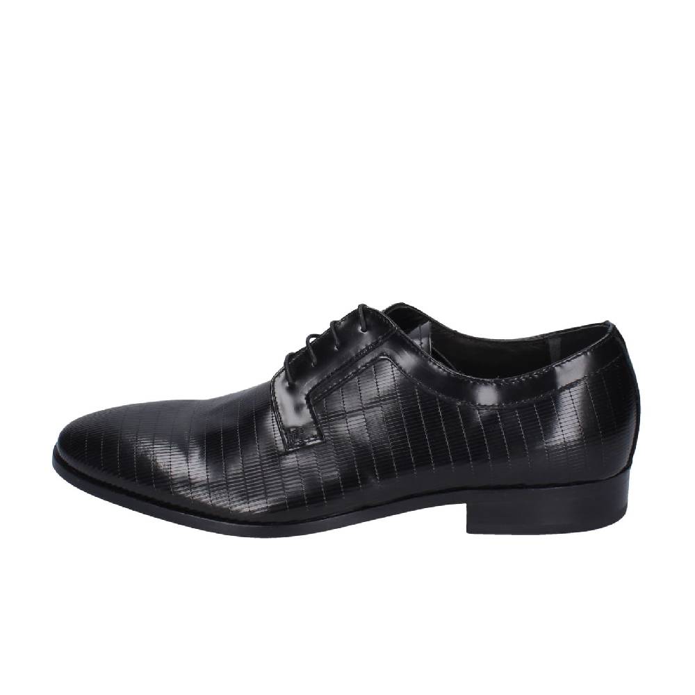 scarpe uomo EVEET classiche nero pelle EZ116 Prezzo Ridotto