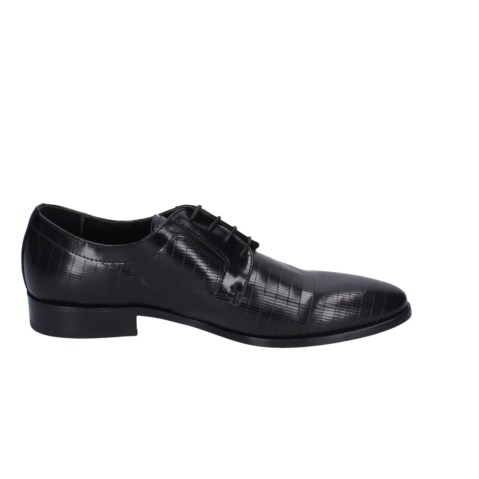 scarpe uomo EVEET classiche nero pelle EZ116 Prezzo Ridotto