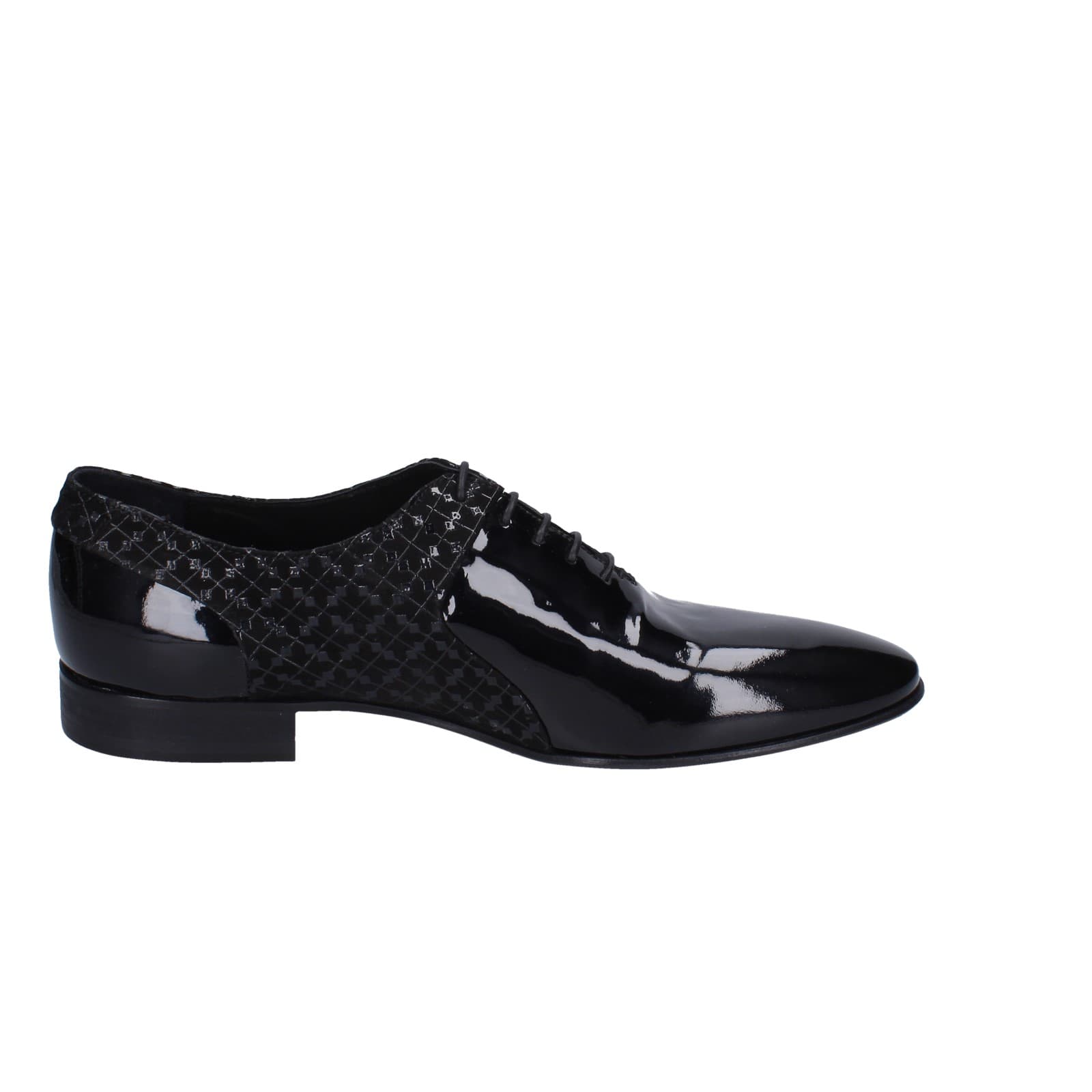 scarpe uomo EVEET classiche nero vernice EZ126 Novità