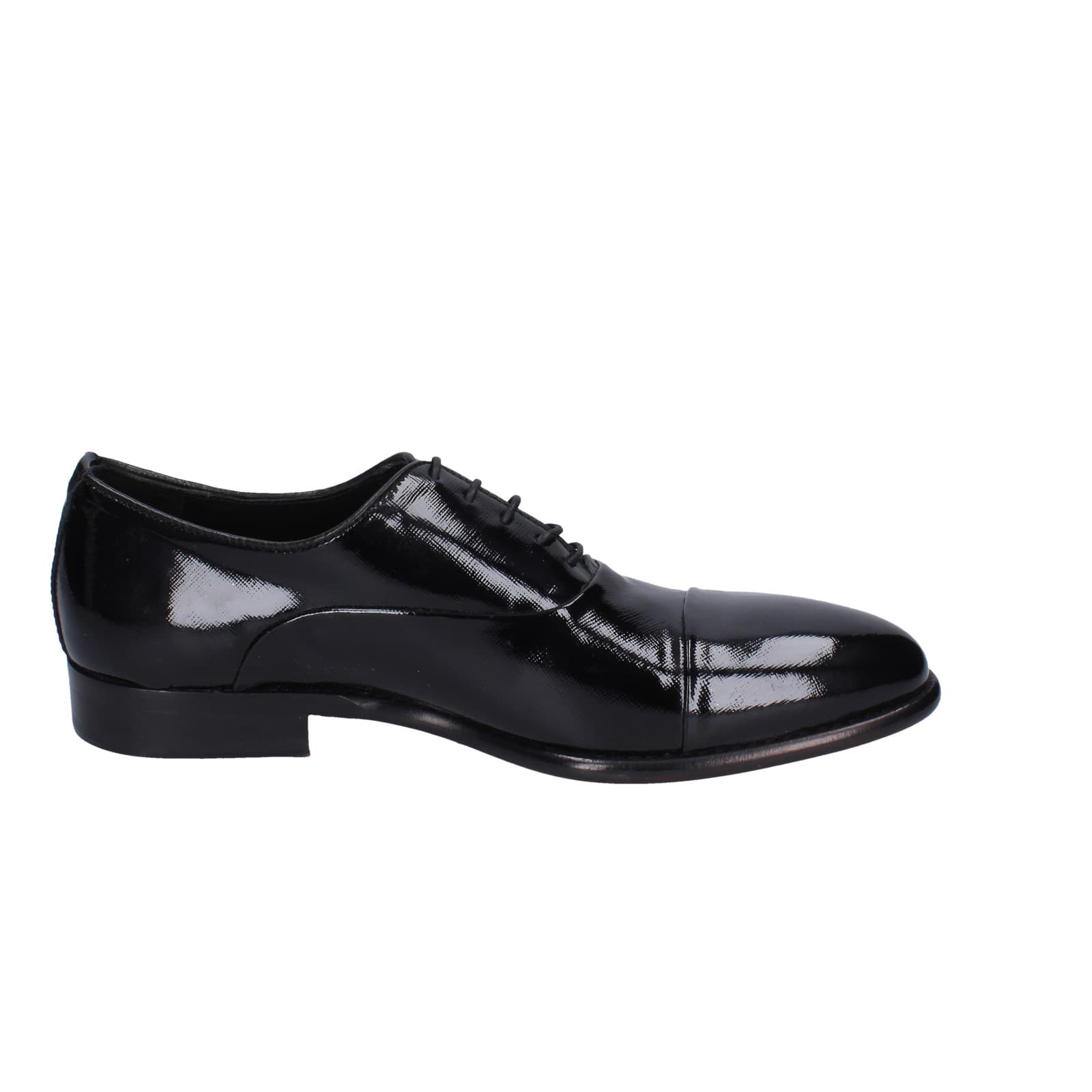 scarpe uomo EVEET classiche nero vernice EZ131 Presa