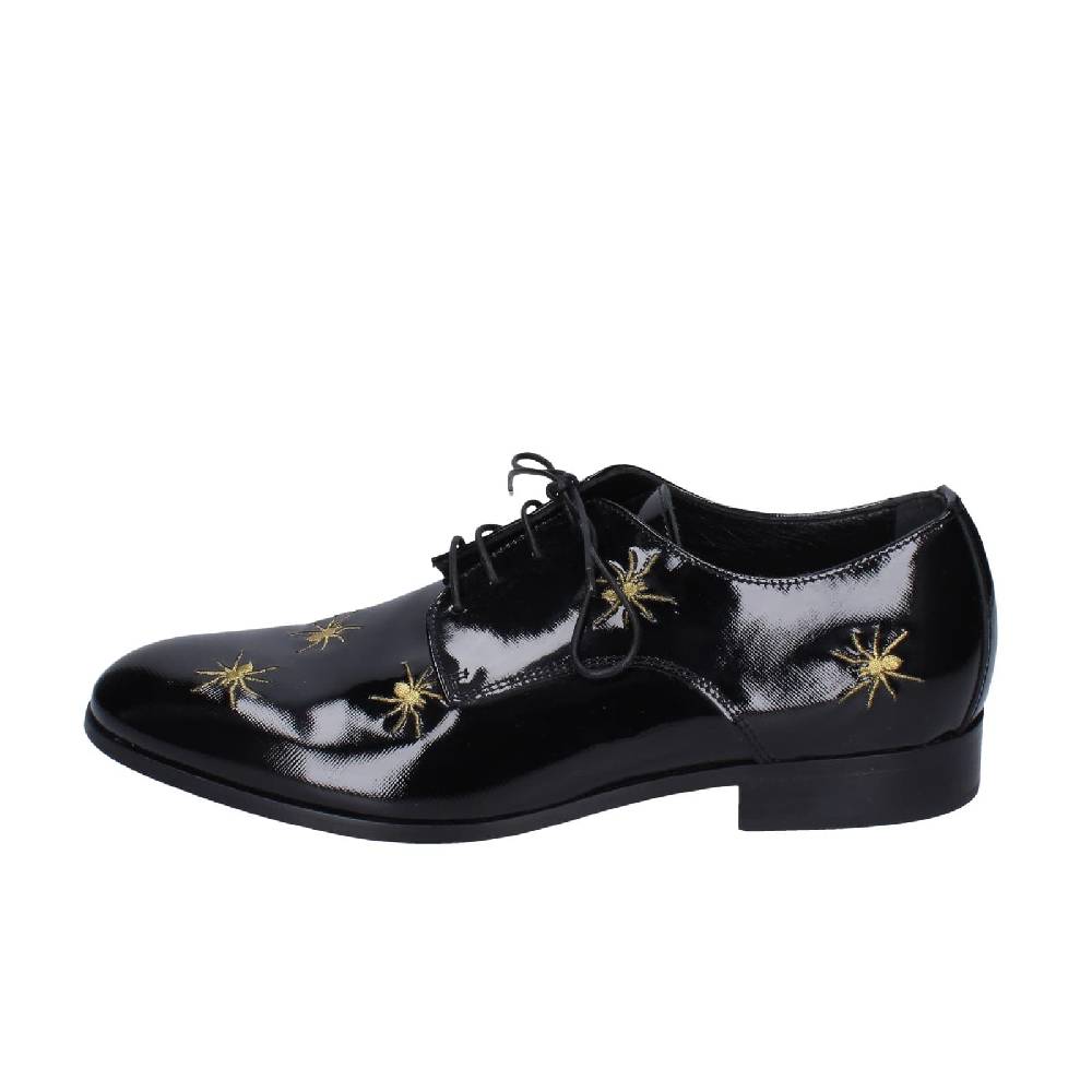 scarpe uomo EVEET classiche nero vernice EZ124 Sconto