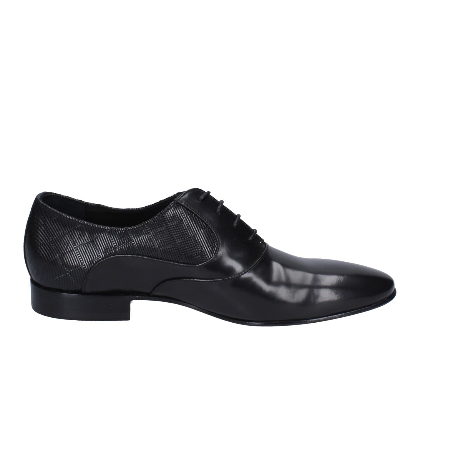 scarpe uomo EVEET classiche nero pelle EZ113 Economico