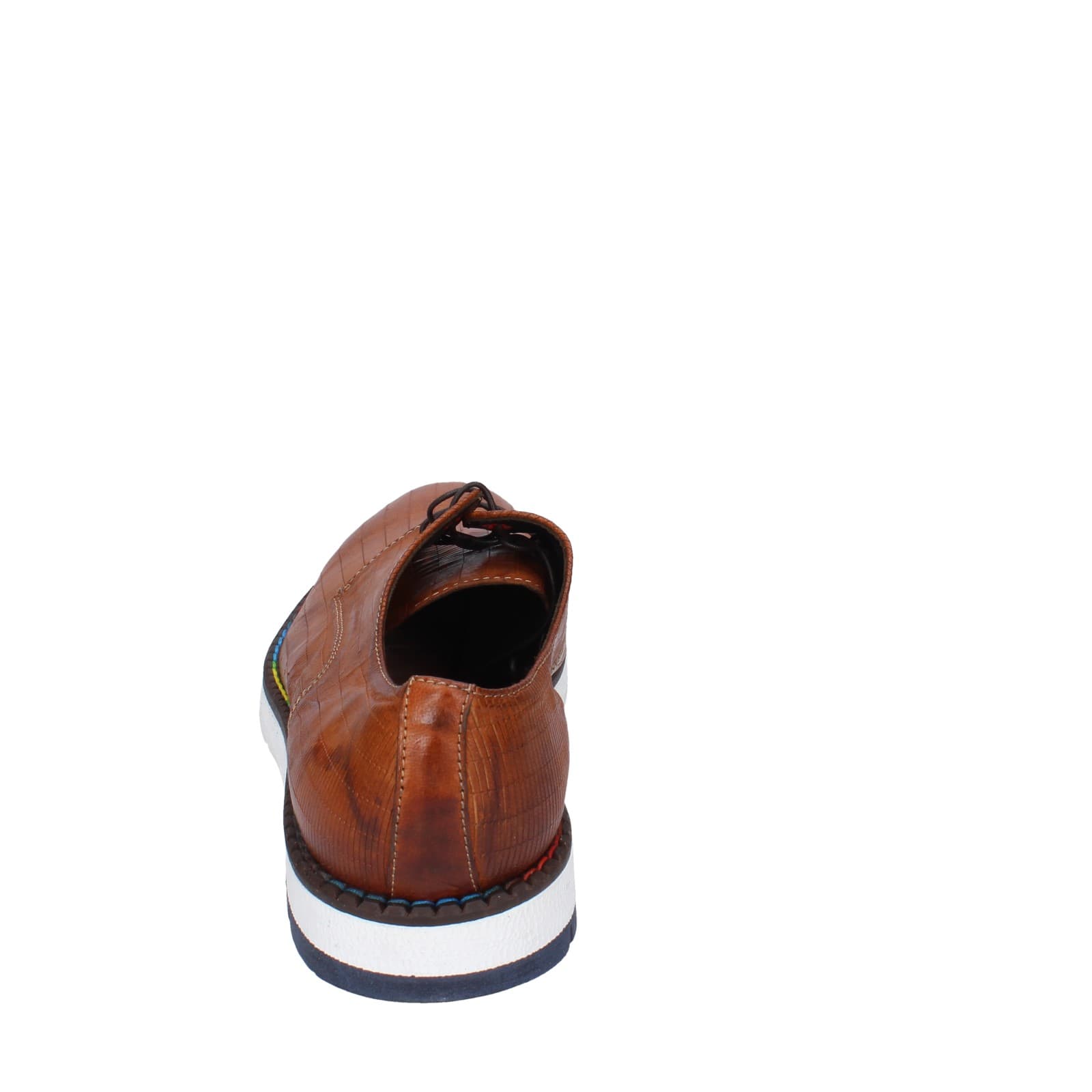 scarpe uomo EVEET classiche marrone pelle EZ147 Online