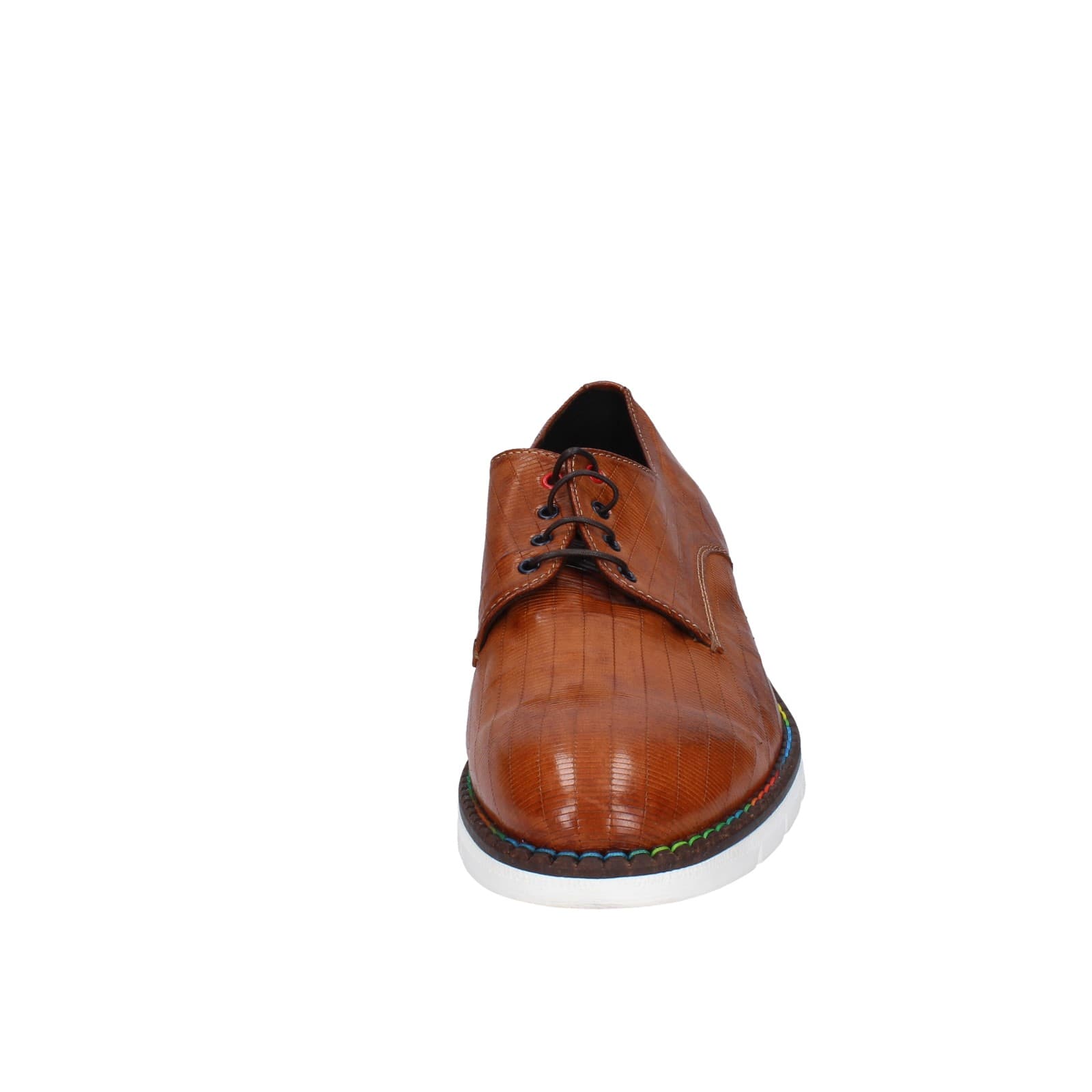 scarpe uomo EVEET classiche marrone pelle EZ147 Online
