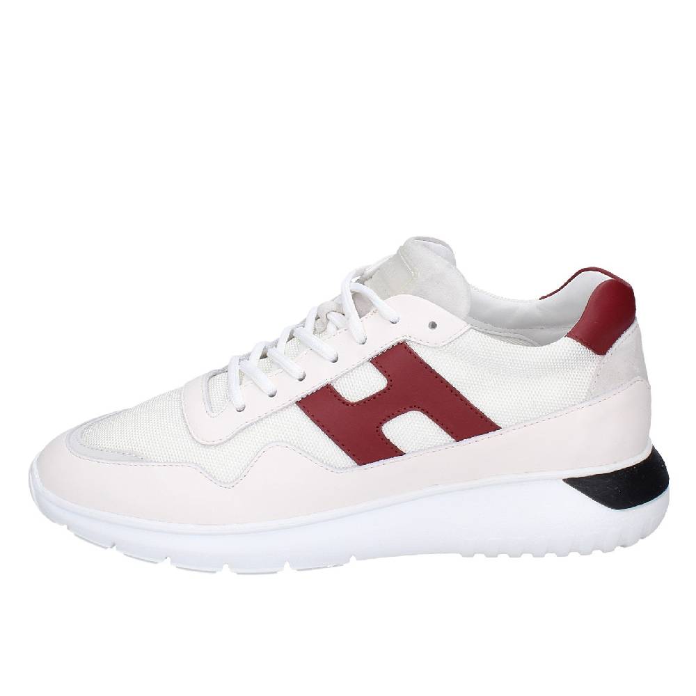 scarpe uomo HOGAN sneakers bianco pelle tessuto EX346 Outlet