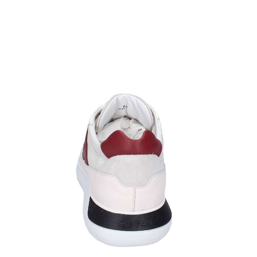 scarpe uomo HOGAN sneakers bianco pelle tessuto EX346 Outlet