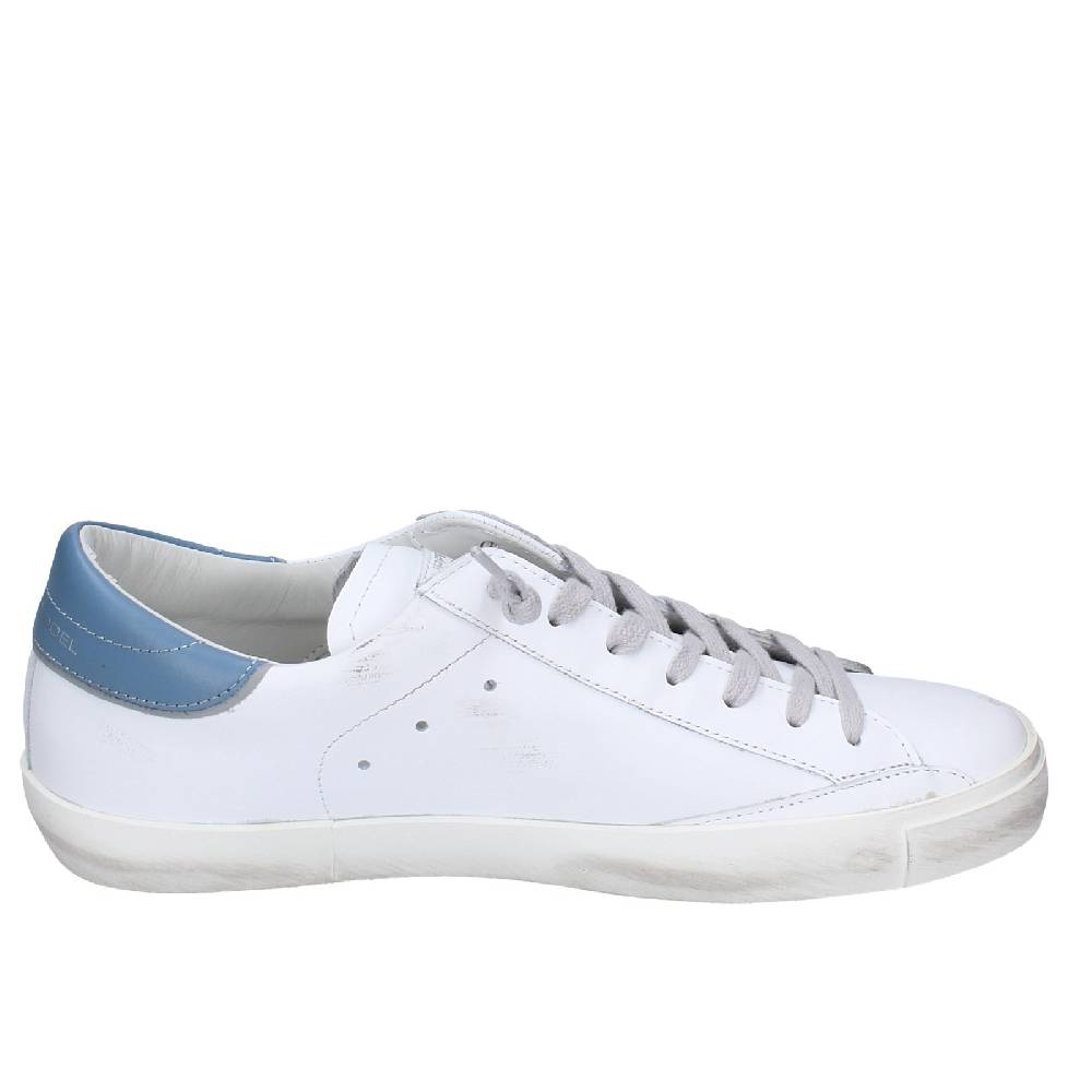 scarpe uomo PHILIPPE MODEL sneakers bianco pelle VINTAGE EX356 In Vendita