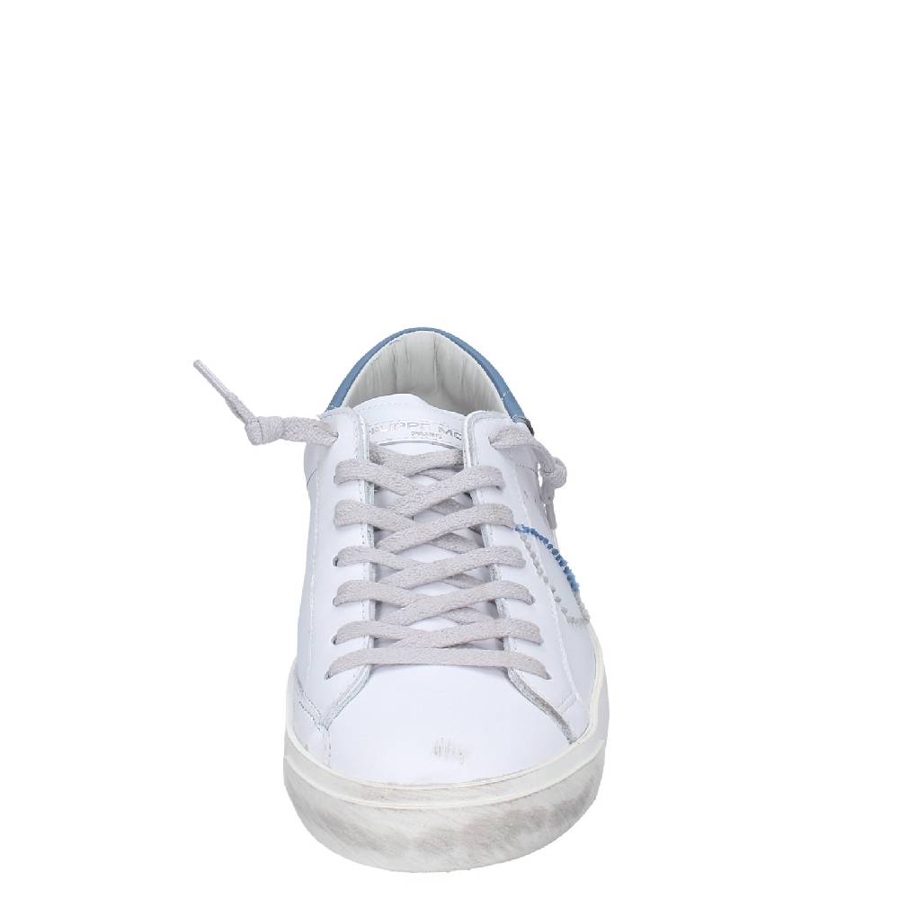 scarpe uomo PHILIPPE MODEL sneakers bianco pelle VINTAGE EX356 In Vendita