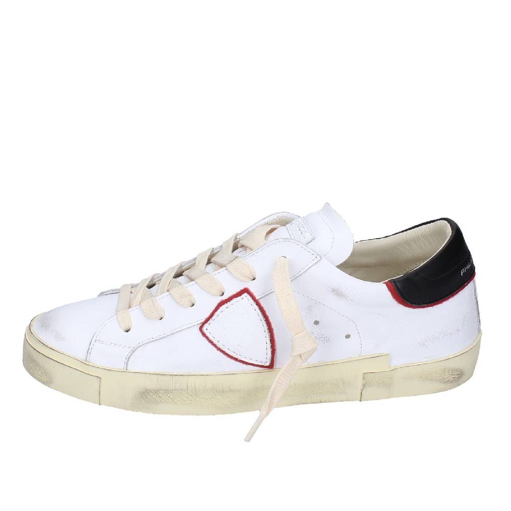 scarpe uomo PHILIPPE MODEL sneakers bianco pelle VINTAGE EX361 Vendita Economica